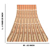 Sanskriti Vintage Sarees Indian Peach Blend Georgette Printed Sari Craft Sustainable Fabric
