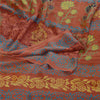 Sanskriti Vintage Sarees Dusty Pink Pure Georgette Silk Print Sari Craft Sustainable Fabric