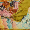 Sanskriti Vintage Sarees Green Blend Georgette Printed Sari Floral Craft Sustainable Fabric