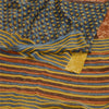 Sanskriti Vintage Sarees Multi Pure Georgette Silk Printed Sari 5yd Craft Sustainable Fabric