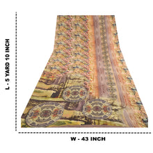 Load image into Gallery viewer, Sanskriti Vintage Sarees Multi Digital Printed Pure Georgette Silk Sari Fabric
