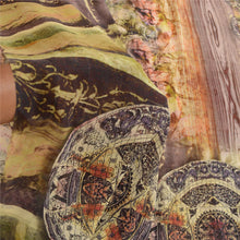 Load image into Gallery viewer, Sanskriti Vintage Sarees Multi Digital Printed Pure Georgette Silk Sari Fabric
