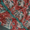 Sanskriti Vintage Sarees Red Pure Georgette Silk Printed Sari 5yd Craft Sustainable Fabric