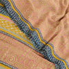 Sanskriti Vintage Sarees Pink Pure Georgette Silk Printed Sari 5yd Craft Sustainable Fabric