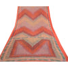 Sanskriti Vintage Sarees From India Multi Georgette Printed Sari Craft Sustainable Fabric