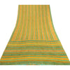 Sanskriti Vintage Mustard Sarees Pure Georgette Silk Printed Sari Craft Sustainable Fabric