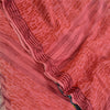 Sanskriti Vintage Sarees Blush-Pink Pure Georgette Silk Print Sari Craft Sustainable Fabric