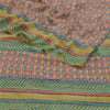 Sanskriti Vintage Sarees Pink Pure Georgette Silk Printed Sari Soft Craft Sustainable Fabric