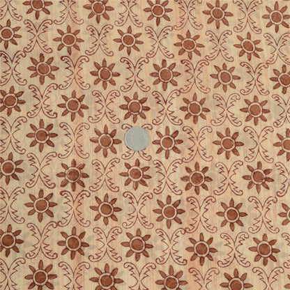 Sanskriti Vintage Sarees Broderet Tryk Ren Georgette Silke Sari Håndværk Bæredygtigt Stoff