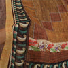Sanskriti Vintage Sarees From India Brown Georgette Sari Printed Craft Sustainable Fabric