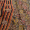 Sanskriti Vintage Sarees Brown Pure Georgette Silk Printed Sari 5yd Craft Sustainable Fabric