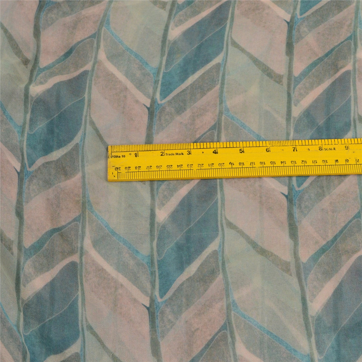 Sanskriti Vintage Sarees Multi From India Georgette Printed Sari Craft Sustainable Fabric