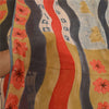 Sanskriti Vintage Sarier Multi Ren Georgette Silke Trykt Sari 5yd Håndværk Bæredygtigt Stoff