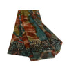 Sanskriti Vintage Sarees Multi 100% Pure Georgette Silk Print Sari Craft Sustainable Fabric