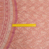 Sanskriti Vintage Sarees From India Pink Georgette Printed Sari 5yd Craft Sustainable Fabric