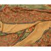 Sanskriti Vintage Indian Sarees Pure Georgette Silk Printed Sari Craft Sustainable Fabric