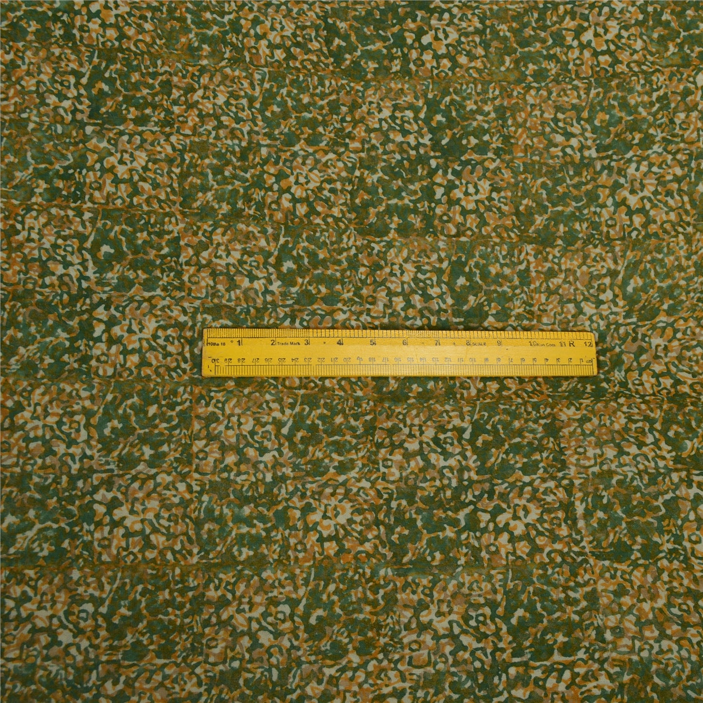 Сари Sanskriti Vintage Green 100% чистый шелк жоржет с принтом сари Craft Экологичная ткань