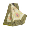 Sanskriti Vintage Sarees Ivory 100% Pure Georgette Silk Print Sari Craft Sustainable Fabric