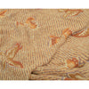 Sanskriti Vintage Ivory/Brown Sarees Pure Georgette Printed Sari Craft Sustainable Fabric