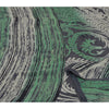 Sanskriti Vintage Sarees Black/Green Pure Georgette Silk Print Sari Craft Sustainable Fabric