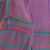 Sanskriti Vintage Sarees Lilla/Pink Ren Georgette Silke Print Sari Håndværk Bæredygtigt Stoff