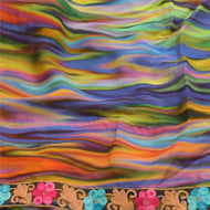 Sanskriti Vintage Sarees Multi DigitalPrinted Blend Georgette Sari Craft Fabric