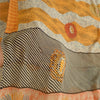 Sanskriti Vintage Sarees Multicolor Pure Georgette Silk Print Sari Craft Sustainable Fabric