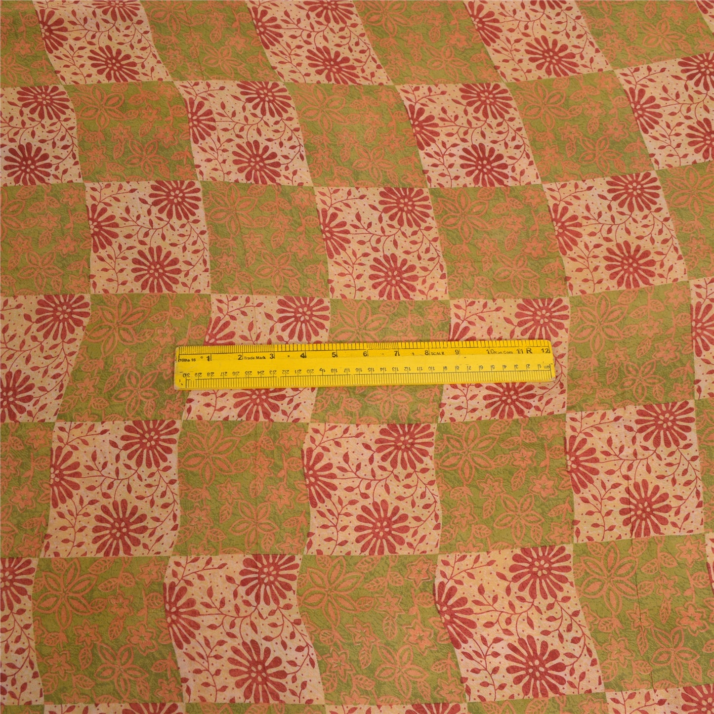 Sanskriti Vintage Sarees Multi Pure Georgette Silk Printed Sari 5yd Craft Sustainable Fabric