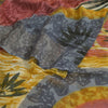 Sanskriti Vintage Sarees Multi Blend Georgette Printed Sari Floral Craft Sustainable Fabric