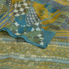 Sanskriti Vintage Sarees Indian Multi Pure Georgette Printed Sari Craft Sustainable Fabric