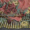 Sanskriti Vintage Sarees Dusty Pink Pure Georgette Silk Printed Sari CraftSustainable Fabric