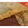 Sanskriti Vintage Sarees From India Multi Blend Silk Printed Sari Craft Sustainable Fabric