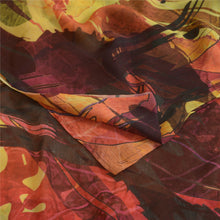 Load image into Gallery viewer, Sanskriti Vintage Sarees Indian Multi Blend Chiffon Printed Sari Craft Fabric
