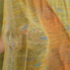 Sanskriti Vintage Sarees Multi Pure Georgette Silk Printed Sari 5yd Craft Sustainable Fabric