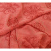 Sanskriti Vintage Sarees BlushPink Pure Georgette Silk Printed Sari Craft Sustainable Fabric