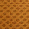 Sanskriti Vintage Sarees Saffron Pure Georgette Silk Printed Sari Craft Sustainable Fabric