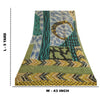 Sanskriti Vintage Sarees Multicolor Pure Georgette Silk Printed Sari 5yd Sustainable Fabric
