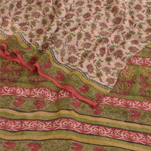 Load image into Gallery viewer, Sanskriti Vintage Sarees Pink Pure Georgette Silk Printed Sari 5yd Craft Fabric
