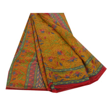 Load image into Gallery viewer, Sanskriti Vintage Red Bollywood Printed Sari Pure Georgette Silk Fabric Saree
