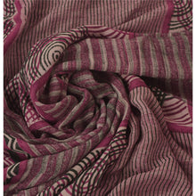 Load image into Gallery viewer, Sanskriti Vintage Purple Bollywood Printed Sari Pure Georgette Silk Fabric Saree
