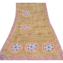Load image into Gallery viewer, Sanskriti Vintage Green Sarees Pure Georgette Silk Printed Sari Craft Fabric
