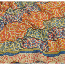 Load image into Gallery viewer, Sanskriti Vinatage Sanskriti Vintage Indian Sari Pure Georgette Silk Printed Sarees Craft Fabric
