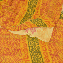 Load image into Gallery viewer, Sanskriti Vintage Cream Sarees Pure Georgette Silk Printed Sari Craft Fabric
