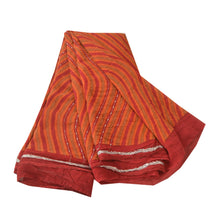 Load image into Gallery viewer, Sanskriti Vintage Leheria Sarees Pure Georgette Silk Printed Fabric Craft Sari
