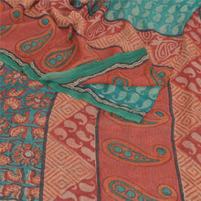 Load image into Gallery viewer, Sanskriti Vintage Green Sarees Pure Georgette Silk Printed Fabric Craft Sari
