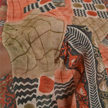 Load image into Gallery viewer, Sanskriti Vintage Indian Sari Pure Georgette Silk Fabric Craft Printed Sarees

