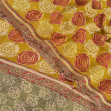 Load image into Gallery viewer, Sanskriti Vintage Green Sarees Pure Georgette Silk Fabric Craft Printed Sari
