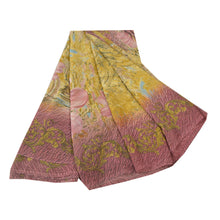 Load image into Gallery viewer, Sanskriti Vintage Pink Indian Sari Georgette Fabric Craft Printed 5 Yard Sarees
