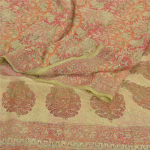 Load image into Gallery viewer, Sanskriti Vintage Indian Sarees Pure Chiffon Silk Printed Sari Craft Fabric
