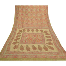 Load image into Gallery viewer, Sanskriti Vintage Indian Sarees Pure Chiffon Silk Printed Sari Craft Fabric

